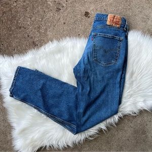 Levi Strauss & Co. 514 Blue Denim Straight Style Medium Washed Jeans